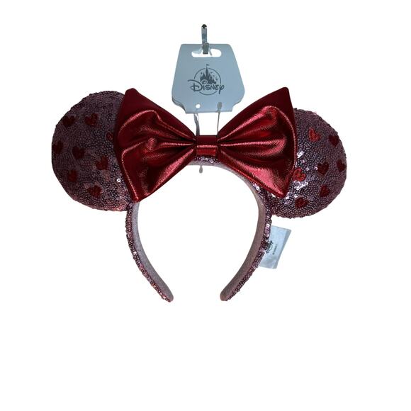 Disney Parks Valentine's Day Minnie Mouse Ear
Headband - Picture 3 of 4